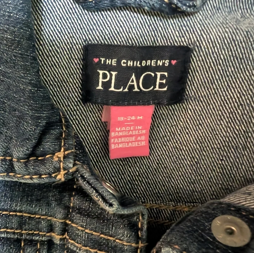 The Children's Place Dark Blue Jean Jacket